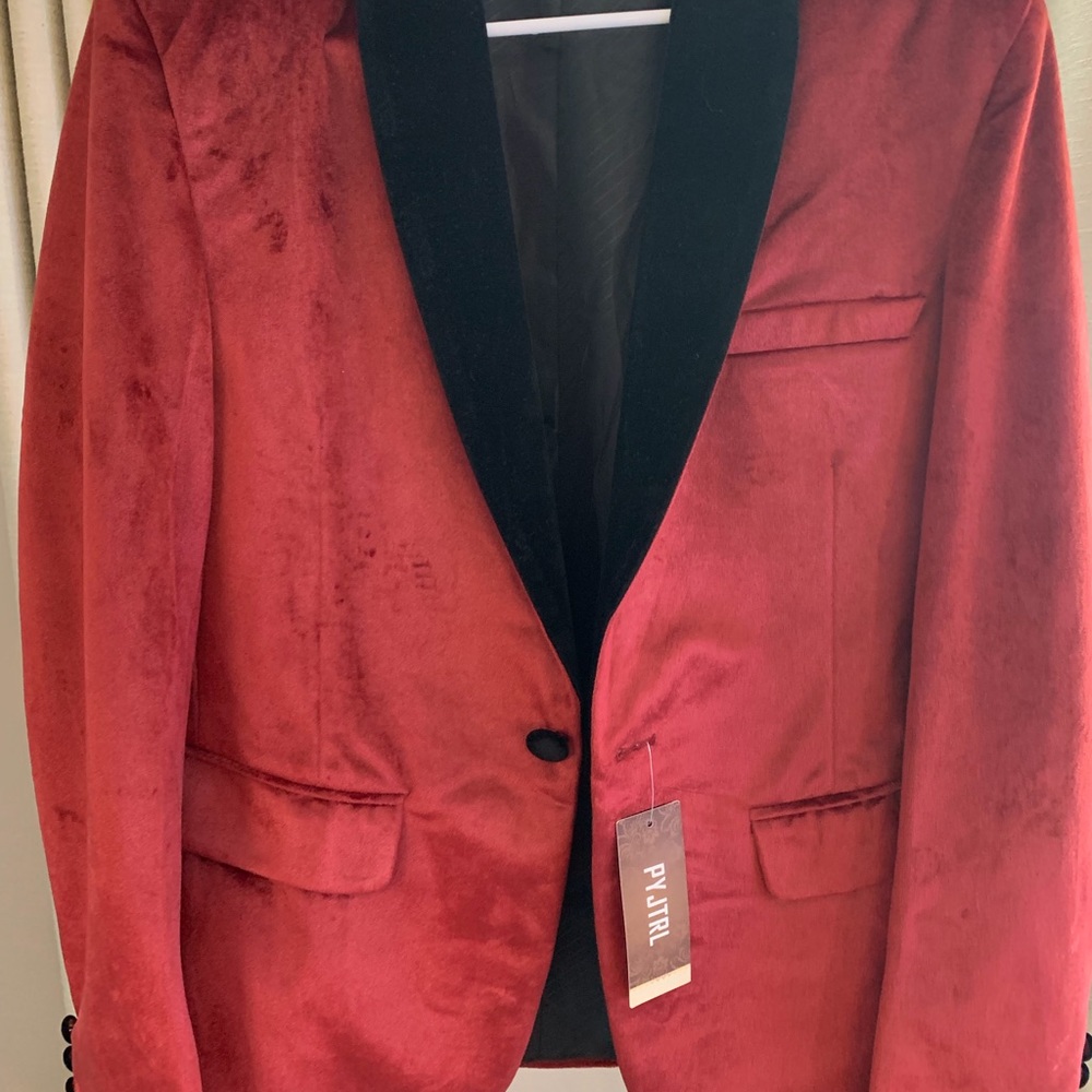 Men’s Velvet Slim Blazer